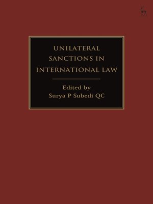 cover image of Unilateral Sanctions in International Law